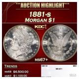 1881-s Morgan Dollar $1 ms67+ SEGS