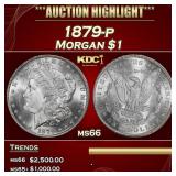 1879-p Morgan Dollar $1 ms66 SEGS