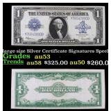 1923 $1 large size Silver Certificate Grades Selec