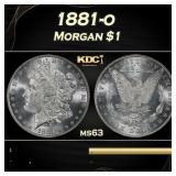 1881-o Morgan Dollar $1 Grades ms63