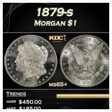 1879-s Morgan Dollar $1 Grades ms65+