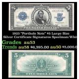 1923 Speelman/White $5 Large Size Silver Certifica