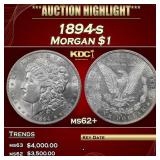 1894-s Morgan Dollar $1 ms62+ USCG