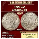 1897-o Morgan Dollar $1 ms62 USCG