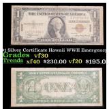 1935A $1 Silver Certificate Hawaii WWII Emergency