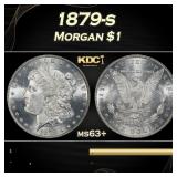1879-s Morgan Dollar $1 Grades ms63+