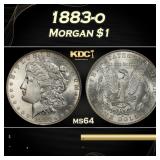 1883-o Morgan Dollar $1 Grades ms64