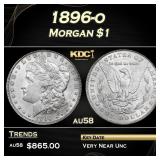 1896-o Morgan Dollar $1 Grades au58