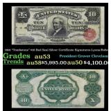1891 Lyons/Roberts $10 Red Seal Silver Certificate