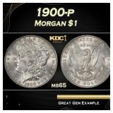 1900-p Morgan Dollar $1 Grades ms65