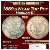 1889-s Morgan Dollar Near Top Pop $1 ms66+ SEGS