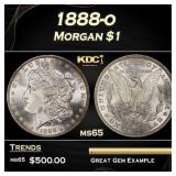 1888-o Morgan Dollar $1 Grades ms65