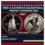 1995-s Olympics Basketball Proof Modern Commem Hal
