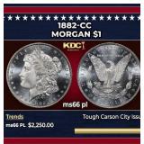 1882-cc Morgan Dollar $1 ms66 pl SEGS
