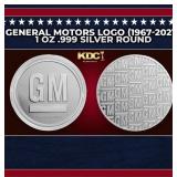General Motors Logo (1967-2021) 1 oz .999 Silver R