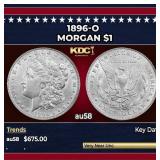 1896-o Morgan Dollar $1 Grades au58