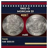 1902-o Morgan Dollar $1 Grades ms66