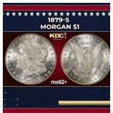 1879-s Morgan Dollar $1 Grades ms62+