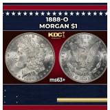 1888-o Morgan Dollar $1 Grades ms63+