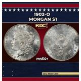 1902-o Morgan Dollar $1 Grades ms64+