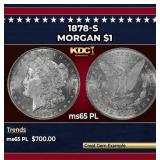 1878-s Morgan Dollar $1 Grades ms65 PL