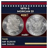 1879-s Morgan Dollar $1 ms66+ SEGS