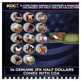 14 Coin Farm Animals Farmers & Ranchers Official C