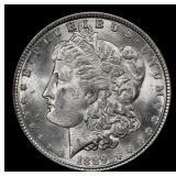 1889-p Morgan Dollar $1 Grades ms62+