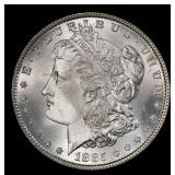 1885-p Morgan Dollar $1 Grades ms66