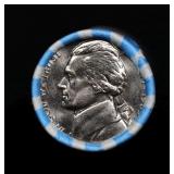 BU Shotgun Jefferson 5c roll, 1985-p 40 pcs Bank $