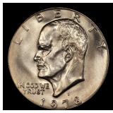1978-d Eisenhower Dollar Near Top Pop $1 ms66 SEGS