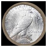 Sears 10 Coin Circulated Peace Dollar $1 Roll Myst