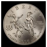 1996-s Olympic Soccer Modern Commem Half Dollar 50