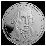 Founders of Liberty 1 oz Silver Round - James Madi