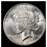 1927-d Peace Dollar Near Top Pop $1 ms65+ SEGS