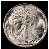 1936-p Walking Liberty Half Dollar 50c Grades ms66