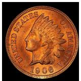 1906 Indian Cent . 1c Grades ms65 rd