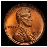 1934-p Lincoln Cent Near Top Pop 1c ms67+ rd SEGS