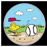 Woodstock Baseball Peanuts Colorized Style - 1 oz