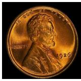 1926-p Lincoln Cent Near Top Pop! 1c ms67 rd SEGS