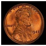 1928-p Lincoln Cent Near Top Pop! 1c ms67+ rd SEGS