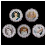 5 Coin Queen Elizabeth II - The Platnium Jubalee -
