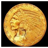 1914-s Gold Indian Half Eagle $5 ms63+ USCG