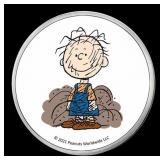 Pig Pen Peanuts Colorized Style - 1 oz Silver Roun