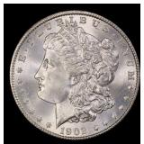 1902-o Morgan Dollar $1 Grades ms66
