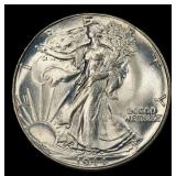 1944-p Walking Liberty Half Dollar TOP POP! 50c ms
