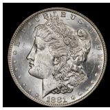 1881-s Morgan Dollar $1 Grades ms63