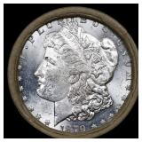 10 SEARS UNC Morgan Dollar $1 CC End 1879 & CC End