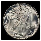 1944-p Walking Liberty Half Dollar Near Top Pop 50
