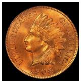 1908 Indian Cent . 1c ms65+ rd SEGS
